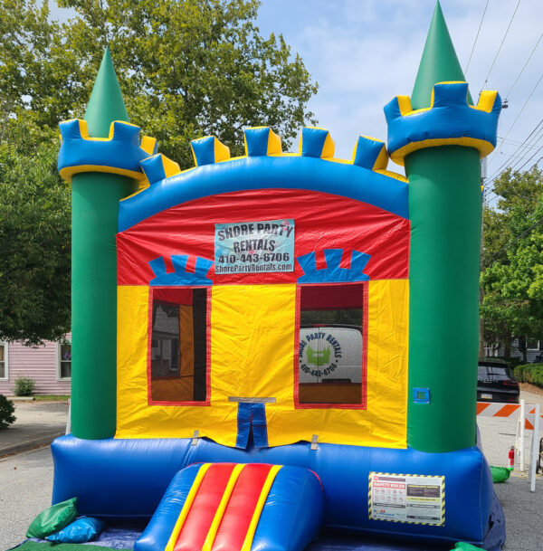 Colorful Castle Bounce Rental in Maryland