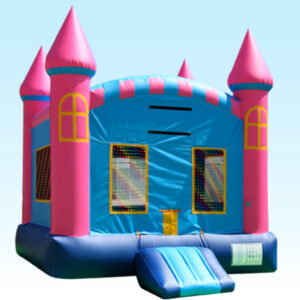 Pink and Blue Castle Rental in Maryland